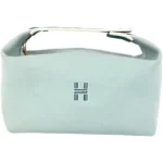 エルメス ブリッドアブラックGM ポーチ キャンバス