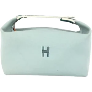 エルメス ブリッドアブラックGM ポーチ キャンバス