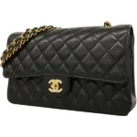 シャネル マトラッセ チェーンショルダーバッグ キャビアスキン