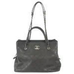 シャネル ワイルドステッチ ショルダーバッグ キャビアスキン