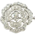 シャネル カメリア ブローチ Au750