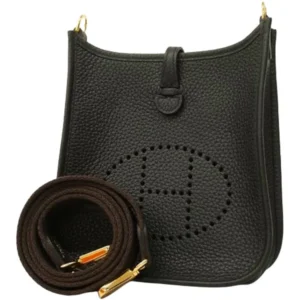 エルメス エブリンTPM ショルダーバッグ レザー W刻印 ゴールド金具
