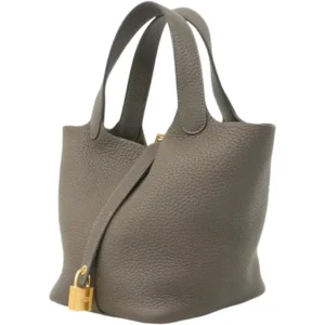 エルメス ピコタンロックPM ハンドバッグ レザー W刻印 ゴールド金具