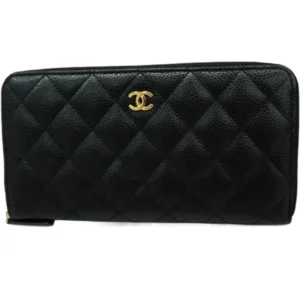 シャネル マトラッセ 財布 キャビアスキン