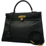 エルメス ケリー35 ハンドバッグ レザー ○Z刻印 ゴールド金具