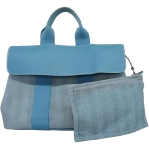 エルメス ヴァルパライソPM ハンドバッグ キャンバス