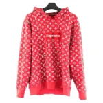 ルイ・ヴィトン パーカー レッド サイズL ユニセックス シュプリームコラボ