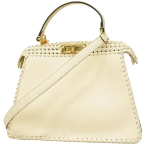 フェンディ ピーカブー アイシーユー ハンドバッグ レザー