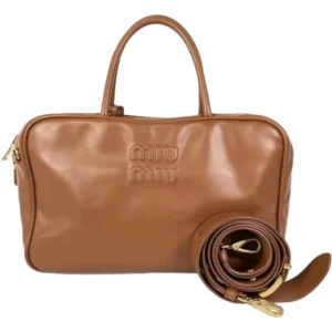 ミュウミュウ ハンドバッグ レザー