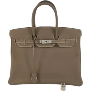 エルメス バーキン35 ハンドバッグ レザー Y刻印 シルバー金具