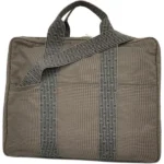 エルメス エールライン ブリーフケース キャンバス