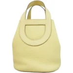 エルメス インザループ18 ハンドバッグ レザー K刻印