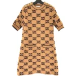 グッチ ワンピース ツートンカラー