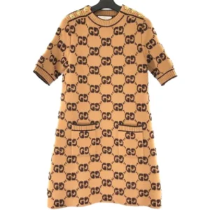 グッチ ワンピース ツートンカラー