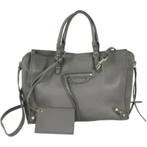 バレンシアガ ペーパーA6 ハンドバッグ レザー