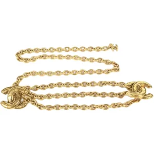 シャネル ダブルC チェーンベルト