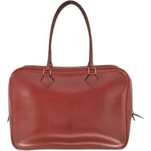 エルメス プリュム32 ショルダーバッグ レザー □G刻印 ゴールド金具