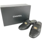 シャネル ミュール レザー