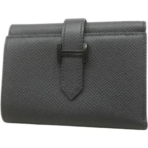 エルメス ベアンコンビネ 財布 レザー B刻印