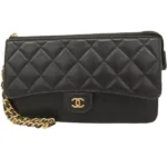 シャネル マトラッセ 財布 ラムスキン