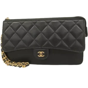 シャネル マトラッセ 財布 ラムスキン