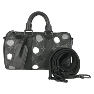 ルイ・ヴィトン モノグラムエクリプス キーポルバンドリエール25 ハンドバッグ M46406 草間彌生コラボ