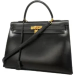 エルメス ケリー35 ハンドバッグ レザー ○S刻印 ゴールド金具