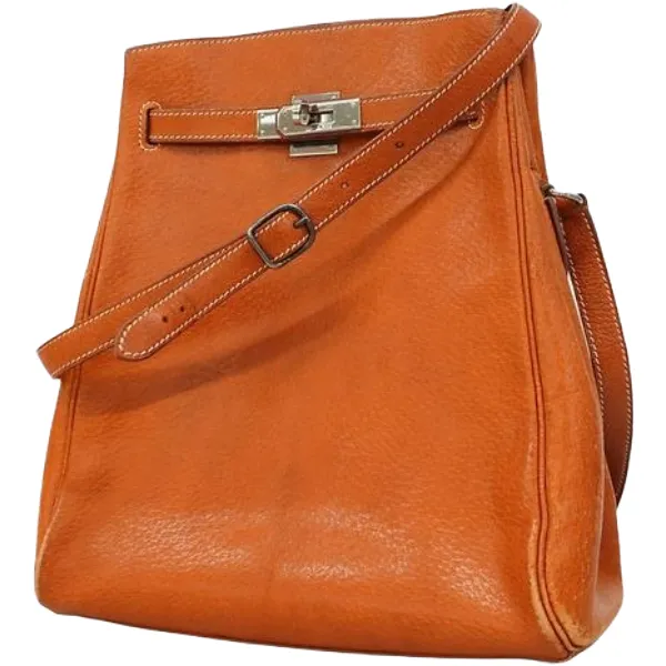 エルメス ケリースポーツ ショルダーバッグ レザー □E刻印 シルバー金具