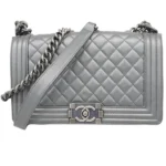 シャネル ボーイシャネル チェーンショルダーバッグ ラムスキン