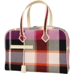 エルメス ヴィクトリア3 35 ハンドバッグ キャンバス B刻印 シルバー金具