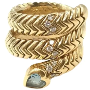 ブルガリ トゥボガス リング 750