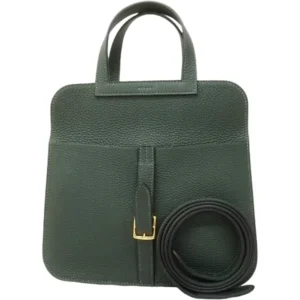 エルメス アルザン25 ハンドバッグ レザー K刻印 ゴールド金具