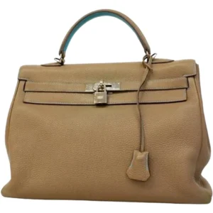 エルメス ケリー35 ハンドバッグ レザー □N刻印 シルバー金具