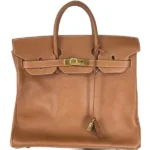 エルメス オータクロア32 ハンドバッグ レザー ○X刻印 ゴールド金具