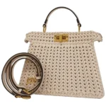 フェンディ ピーカブーアイシーユー ハンドバッグ レザー