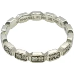 シャネル リング Pt950