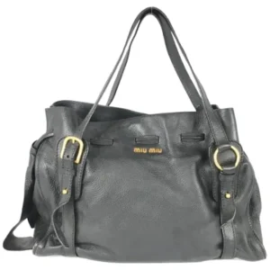 ミュウミュウ トートバッグ レザー