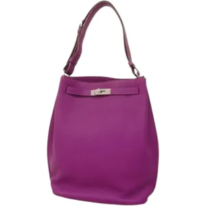 エルメス ソーケリー26 ショルダーバッグ レザー シルバー金具