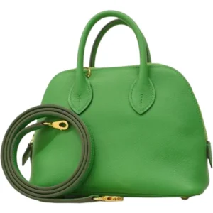 エルメス ボリード1923ミニ ハンドバッグ レザー K刻印 ゴールド金具