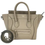 セリーヌ ラゲージナノ ハンドバッグ レザー