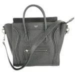 セリーヌ ラゲージナノ ハンドバッグ レザー