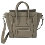 セリーヌ ラゲージナノ ハンドバッグ レザー