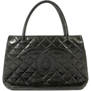 シャネル マトラッセ 復刻トート トートバッグ ラムスキン