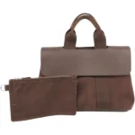 エルメス ヴァルパライソPM ハンドバッグ キャンバス シルバー金具