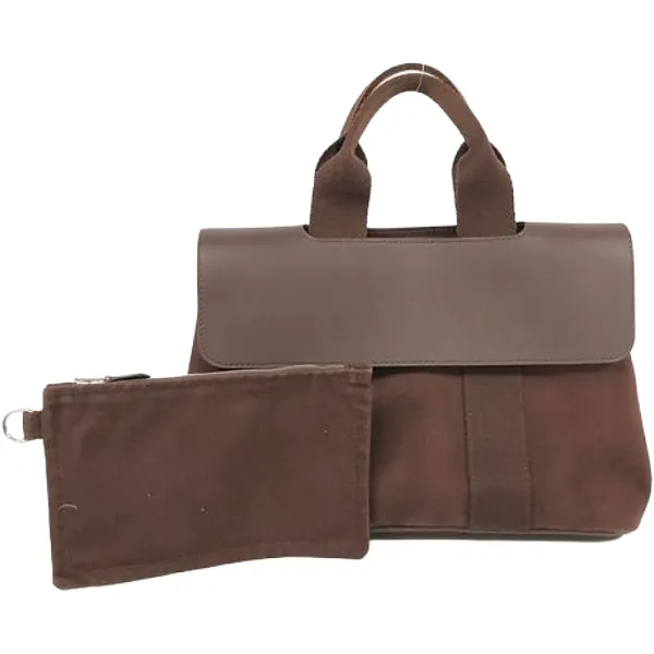 エルメス ヴァルパライソPM ハンドバッグ キャンバス シルバー金具