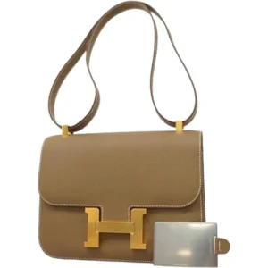 エルメス コンスタンス23 ショルダーバッグ レザー B刻印 ゴールド金具
