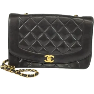 シャネル マドモアゼル チェーンショルダーバッグ ラムスキン