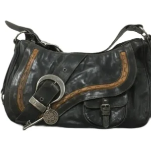 ディオール ガウチョ ショルダーバッグ レザー