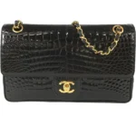 シャネル チェーンショルダーバッグ クロコダイル