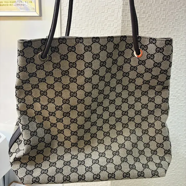 グッチ　GGキャンバス　トートバッグ